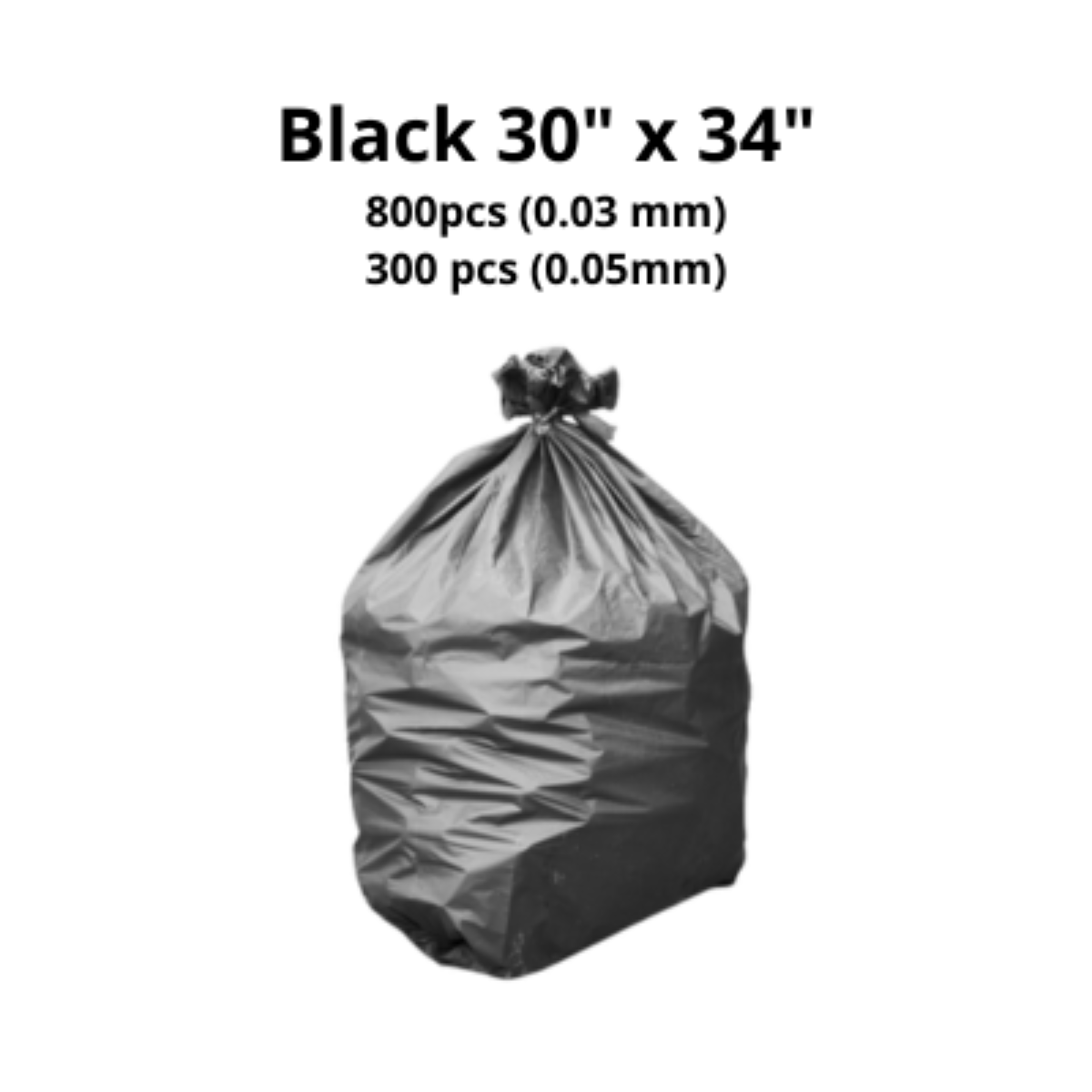 HDPE Heavy-Duty Garbage Bag In Singapore | 30