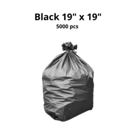Black Trash Bag 19″ x 19″