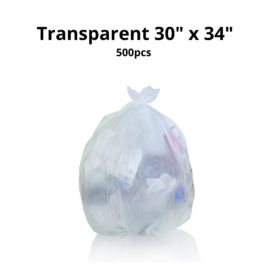 Transparent Trash Bag 30″ x 34″